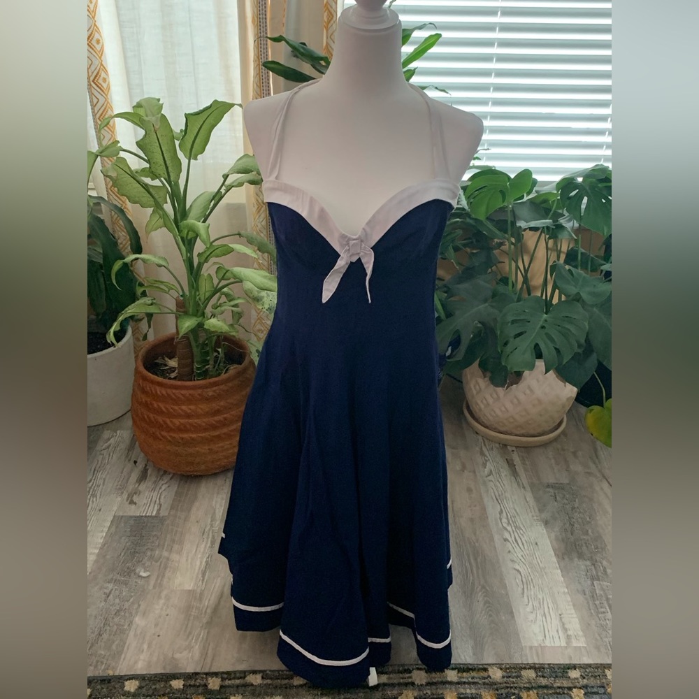 COPY - Pinup couture pinup sailor dress rockabilly